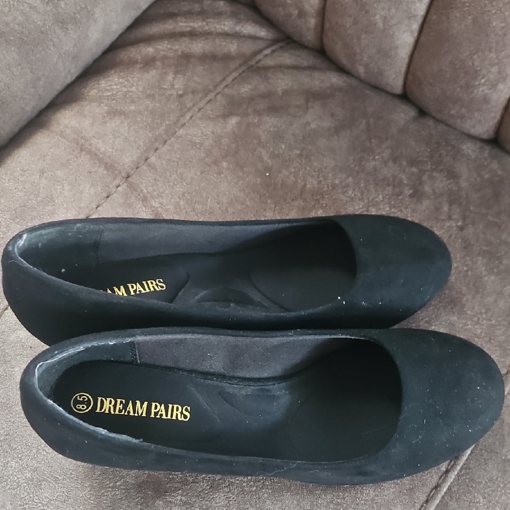 Dream Pairs Black Flats Comfortable Slip-On Loafers
